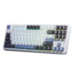 Клавиатура беспроводная Aula F87 Gasket Greywood V3 switch White (6948391208602) - Картинка 3