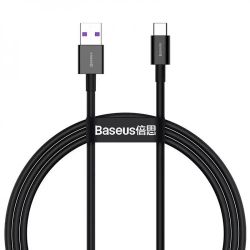 Кабель Baseus Superior Fast Charging USB - USB-C, 66W, 1м Black (6953156205499) - Картинка 2