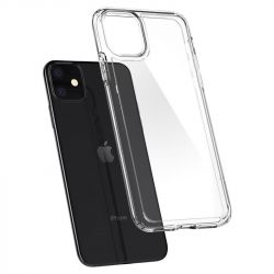Чохол-накладка Spigen Crystal Hybrid для Apple iPhone 11 Crystal Clear (076CS27086) - Картинка 4