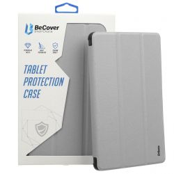 �����-������ BeCover Tri Fold Soft TPU � ��������� Apple Pencil ��� Apple iPad Pro 11 2020/2021/2022 Gray (711111)