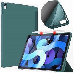 Чeхол-книжка BeCover Tri Fold Soft TPU Silicone для Apple iPad Air (4/5) 2020/2022 10.9" Dark Green (711130) - Картинка 2