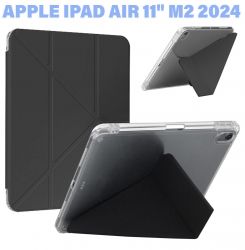 �����-������ BeCover Ultra Slim Origami Transparent � ��������� Apple Pencil ��� Apple iPad Air 11" M2 2024 Black (711389) - �������� 6