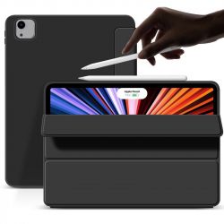  BeCover Tri Fold Soft TPU Silicone  Apple iPad Air 13" M2 2024 Black (711469)