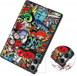 �����-������ BeCover Smart Case ��� Xiaomi Poco Pad 12.1" Graffiti (711569) - �������� 3