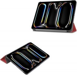 Чохол-книжка BeCover Smart Case для Apple iPad Pro 13" M4 2024 Red Wine (711647) - Картинка 6