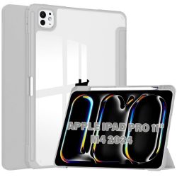 �����-������ BeCover Soft Edge TPU � ��������� Apple Pencil ��� Apple iPad Pro 11" M4 2024 Gray (711715)