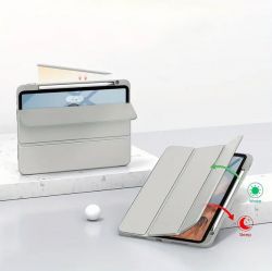 Чeхол-книжка BeCover Soft Edge TPU с креплением Apple Pencil для Apple iPad Pro 11" M4 2024 Gray (711715) - Картинка 5