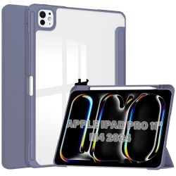 �����-������ BeCover Soft Edge TPU � ��������� Apple Pencil ��� Apple iPad Pro 11" M4 2024 Purple (711716)