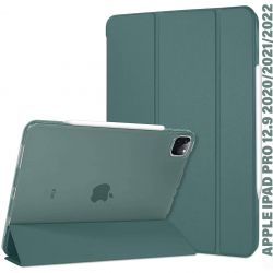 �����-������ BeCover Tri Fold Hard ��� Apple iPad Pro 12.9 2020/2021/2022 Dark Green (711720)