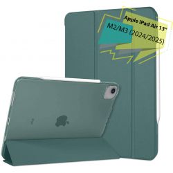 �����-������ BeCover Tri Fold Hard ��� Apple iPad Air 13" M2 2024 Dark Green (711723)