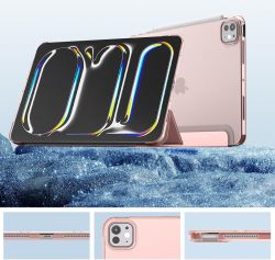 Чeхол-книжка BeCover Tri Fold Hard для Apple iPad Pro 11" M4 2024 Pink (711728) - Картинка 2