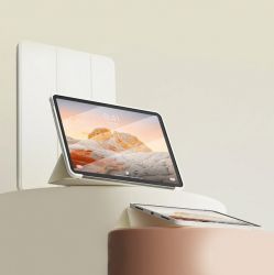 Чeхол-книжка BeCover Tri Fold Soft TPU Silicone для Apple iPad Air (4/5) 2020/2022 10.9" Beige (711734) - Картинка 4