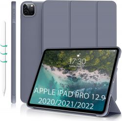 �����-������ BeCover Tri Fold Soft TPU Silicone ��� Apple iPad Pro 12.9 2020/2021/2022 Purple (711739) - �������� 2