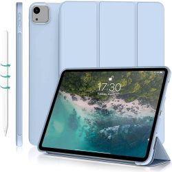 �����-������ BeCover Tri Fold Soft TPU Silicone ��� Apple iPad Air 13" M2 2024 Light Blue (711741)