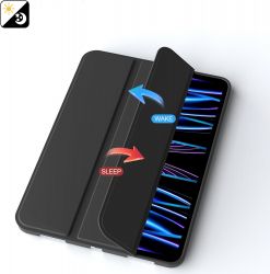 Чeхол-книжка BeCover Tri Fold Soft TPU Silicone для Apple iPad Pro 11" M4 2024 Black (711744) - Картинка 5