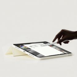 Чeхол-книжка BeCover Tri Fold Soft TPU Silicone для Apple iPad Pro 11" M4 2024 Beige (711745) - Картинка 4