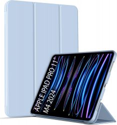 Чeхол-книжка BeCover Tri Fold Soft TPU Silicone для Apple iPad Pro 11" M4 2024 Light Blue (711748) - Картинка 2
