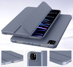 Чeхол-книжка BeCover Tri Fold Soft TPU Silicone для Apple iPad Pro 11" M4 2024 Purple (711749) - Картинка 3