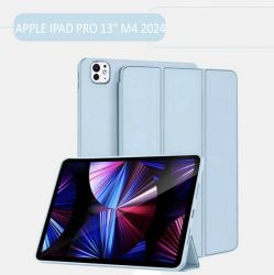 �����-������ BeCover Tri Fold Soft TPU Silicone ��� Apple iPad Pro Pro 13" M4 2024 Light Blue (711753) - �������� 2