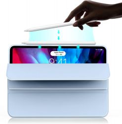 �����-������ BeCover Tri Fold Soft TPU Silicone ��� Apple iPad Pro Pro 13" M4 2024 Light Blue (711753) - �������� 3