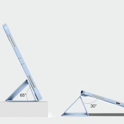 �����-������ BeCover Tri Fold Soft TPU Silicone ��� Apple iPad Pro Pro 13" M4 2024 Light Blue (711753) - �������� 6