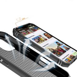 Чохол-накладка BeCover Military для Apple iPhone 16 Plus Black (712154) - Картинка 4