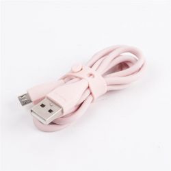Кабель Maxxter USB-microUSB 1м розовый премиум (UB-M-USB-01GP) - Картинка 3