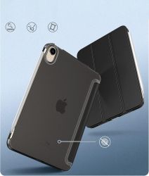 Чeхол-книжка BeCover Tri Fold Hard для Apple iPad Mini 7 2024 8.3" Black (712450) - Картинка 2