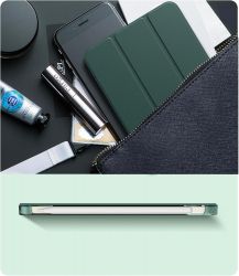 Чeхол-книжка BeCover Tri Fold Hard для Apple iPad Mini 7 2024 8.3" Dark Green (712451) - Картинка 5