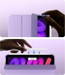 Чeхол-книжка BeCover Tri Fold Hard для Apple iPad Mini 7 2024 8.3" Purple (712455) - Картинка 3