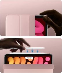 Чeхол-книжка BeCover Tri Fold Hard для Apple iPad Mini 7 2024 8.3" Rose Gold (712456) - Картинка 3