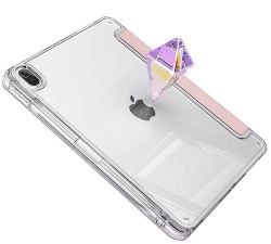 �����-������ BeCover Ultra Slim Origami Transparent � ��������� Apple ��� Apple iPad Mini 7 2024 Pink (712936) - �������� 4