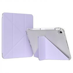 �����-������ BeCover Ultra Slim Origami Transparent � ��������� Apple ��� Apple iPad Mini 7 2024 Purple (712937) - �������� 2