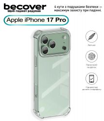 e- BeCover Anti-Shock  Apple iPhone 17 Pro Clear (713797)