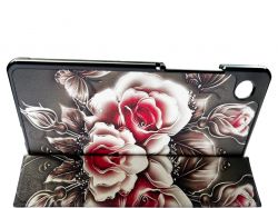 Чeхол BeCover Smart Case для Samsung Galaxy Tab A11 SM-X133/SM-X135 8.7" Black Rose (713983) - Картинка 3