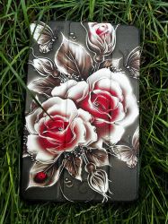 Чeхол BeCover Smart Case для Samsung Galaxy Tab A11 SM-X133/SM-X135 8.7" Black Rose (713983) - Картинка 4