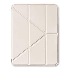 �����-������ BeCover Rugged Origami Transparent � ��������� Apple Pencil ��� Apple iPad 10.9" (2022/2024)/iPad (�16) 2025 11" Beige (714970) - �������� 2