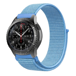������� BeCover Nylon Style ��� Samsung Galaxy Watch 42mm/Watch Active/Active 2 40/44mm/Watch 3 41mm/Gear S2 Classic/Gear Sport Aqua Blue (714994)