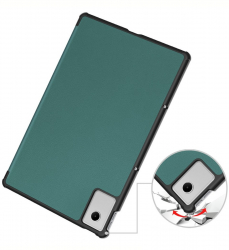 �����-������ BeCover Smart Case ��� Lenovo Idea Tab Plus 12.1" Dark Green (715080) - �������� 4