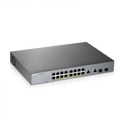 Коммутатор ZYXEL GS1350-18HP (16xGE PoE, L2, 2xRJ-45/SFP, PoE 250W, металл) - Картинка 4
