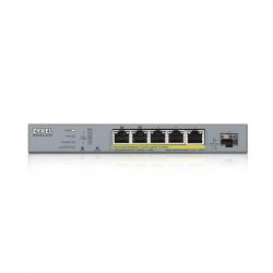 ���������� ZYXEL GS1350-6HP (5xGE PoE, L2, 1xSFP, PoE 60W, ������) - �������� 2