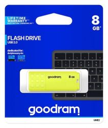 USB   Goodram 8GB UME2 Yellow USB 2.0 (UME2-0080Y0R11) -  2