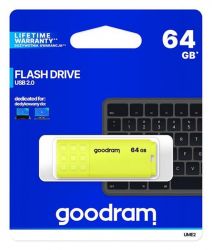 USB   Goodram 64GB UME2 Yellow USB 2.0 (UME2-0640Y0R11) -  3