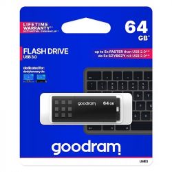 USB   Goodram 64GB UME3 Black USB 3.1 (UME3-0640K0R11) -  1