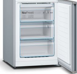 Холодильник Bosch KGN36VL326, Silver, двокамерний, No Frost, загальний об'єм 324L, корисний об'єм 237L/87L, A++, 186x60x66 см - Картинка 5