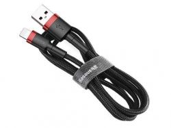    Baseus Kevlar Lightning Cable 1m Black/Red (CALKLF-B19) -  1