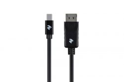 2E mini DisplayPort - DisplayPort (M/M), 2 , Black (2E-W1704)