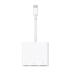  Apple Multiport Adapter USB Type-C - USB + USB Type-C + HDMI (M/F) White (MUF82AM/A)