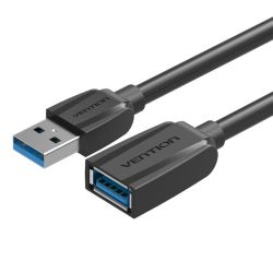  Vention OTG USB3.0 AF - USB3.0 AM, 3 m, Black (VAS-A45-B300) -  1