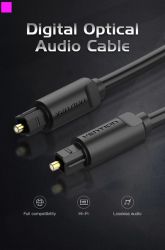 ������ �������������� Vention Optical Toslink, 3 m, Black (BAEBI) - �������� 3